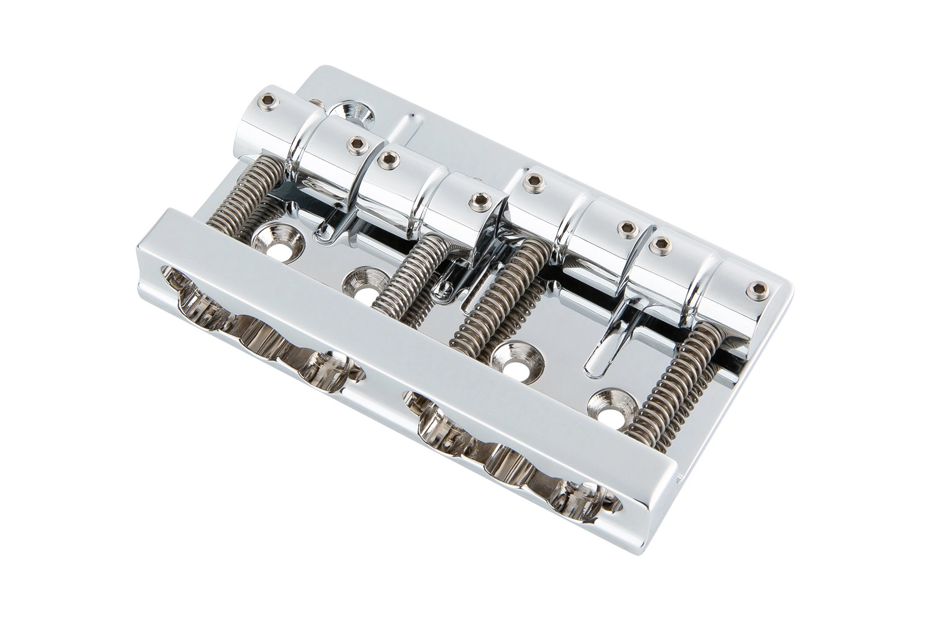 MasterBuilt Custom Shop Quick Release Bridge, 20 mm, 4-String Chrome